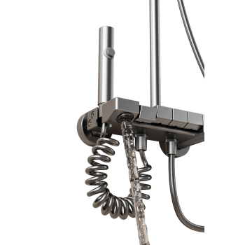 Nowoczesny zestaw Prysznicowy Kolumna Natryskowy Deszczownica, REGULOWANY